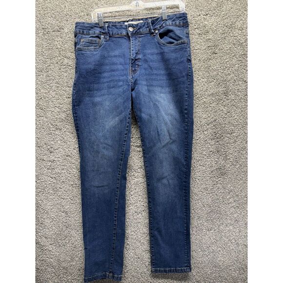 Refinery Republic Jeans Men 34x32 Slim Fit Straight Leg Faded Blue MNJN1205-blue - Picture 1 of 8